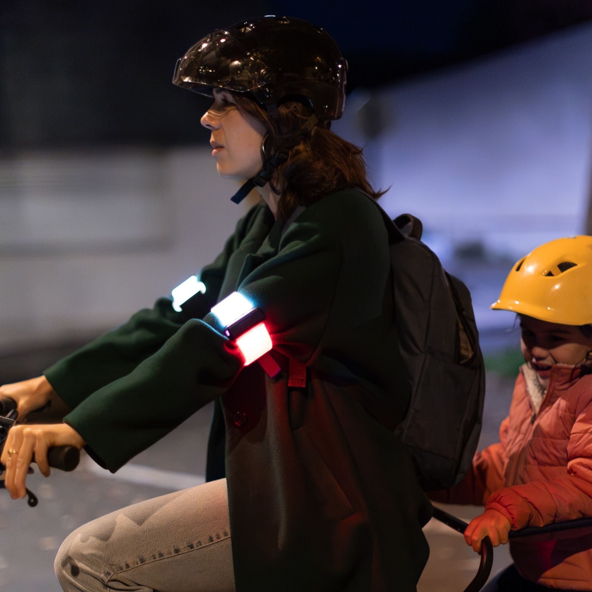 Brassards lumineux connectés