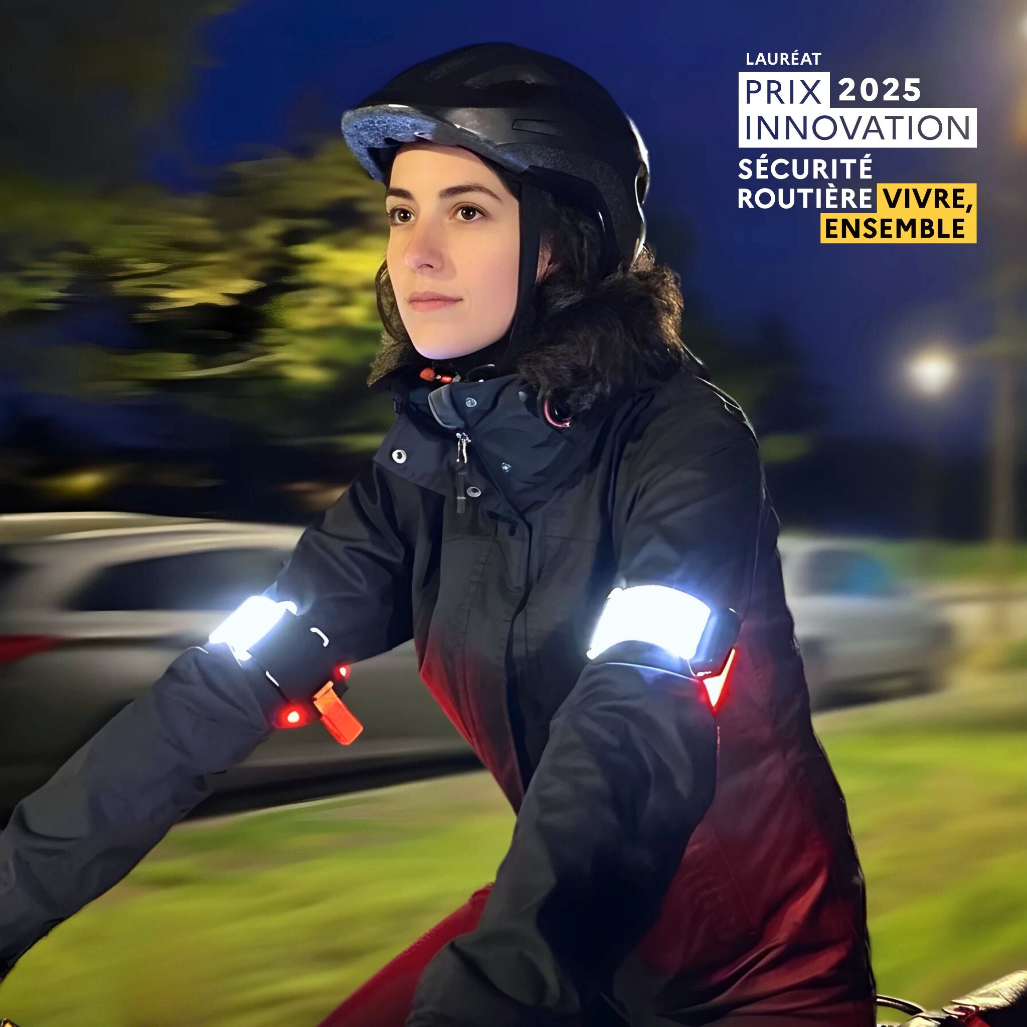 Brassards lumineux connectés